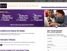 Tablet Screenshot of kayjewelersgoldexchange.com